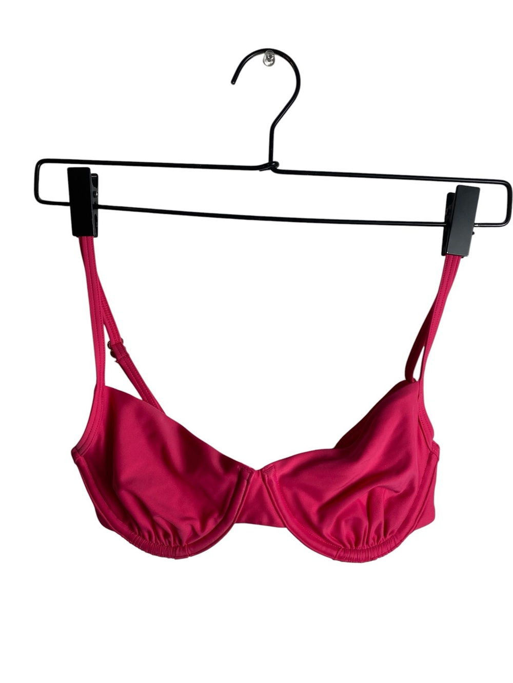 Ruched Underwire Balconette Bikini Swim Top
